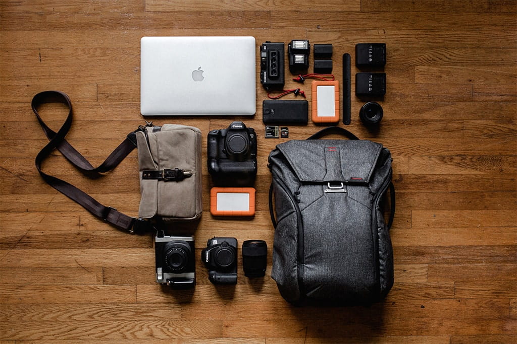 Camera bag and photography equipment