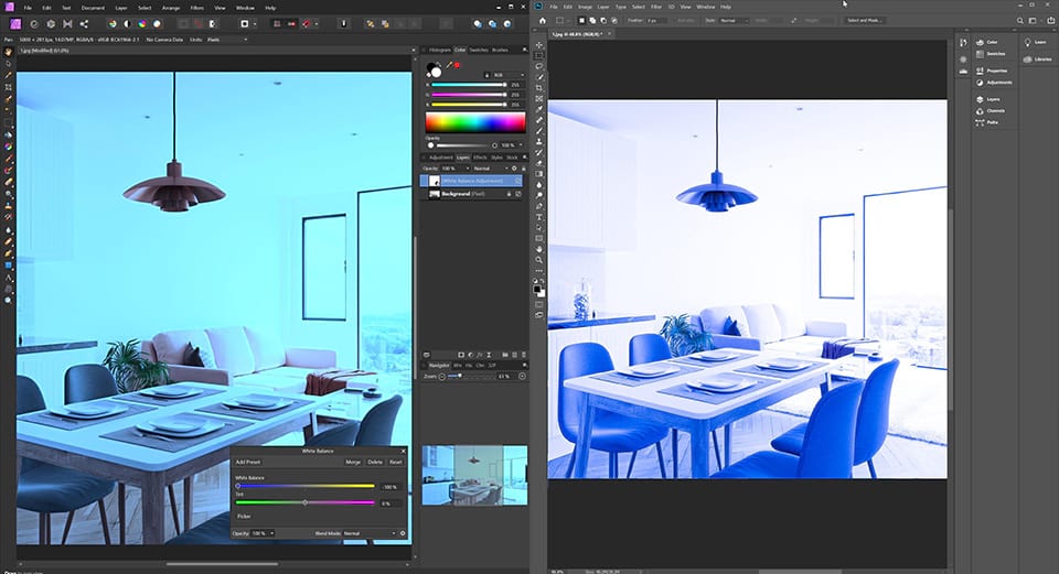 How to adjust the white balance in Adobe Photoshop