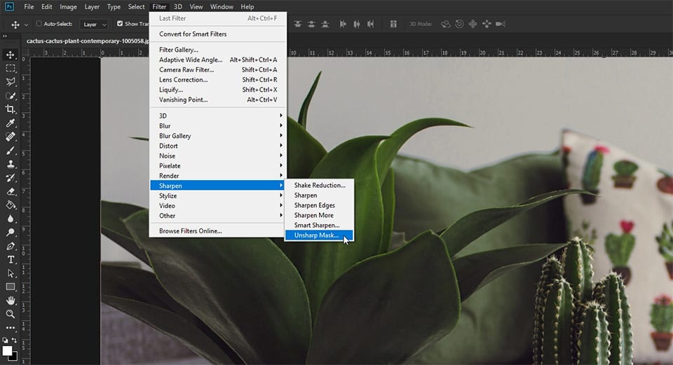 How to sharpen your images in Adobe Photoshop