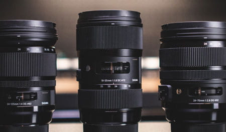 Types of outlet camera lenses